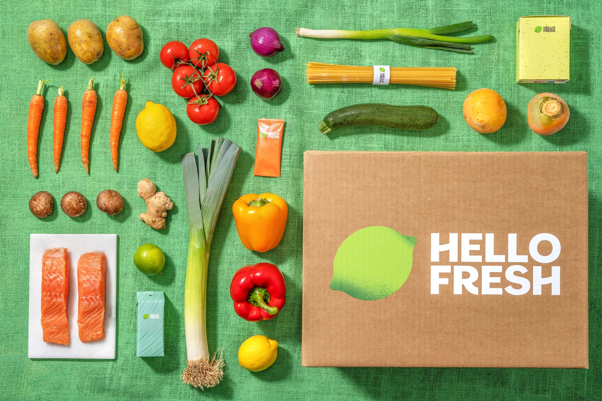 Hello Fresh - box of vegetables