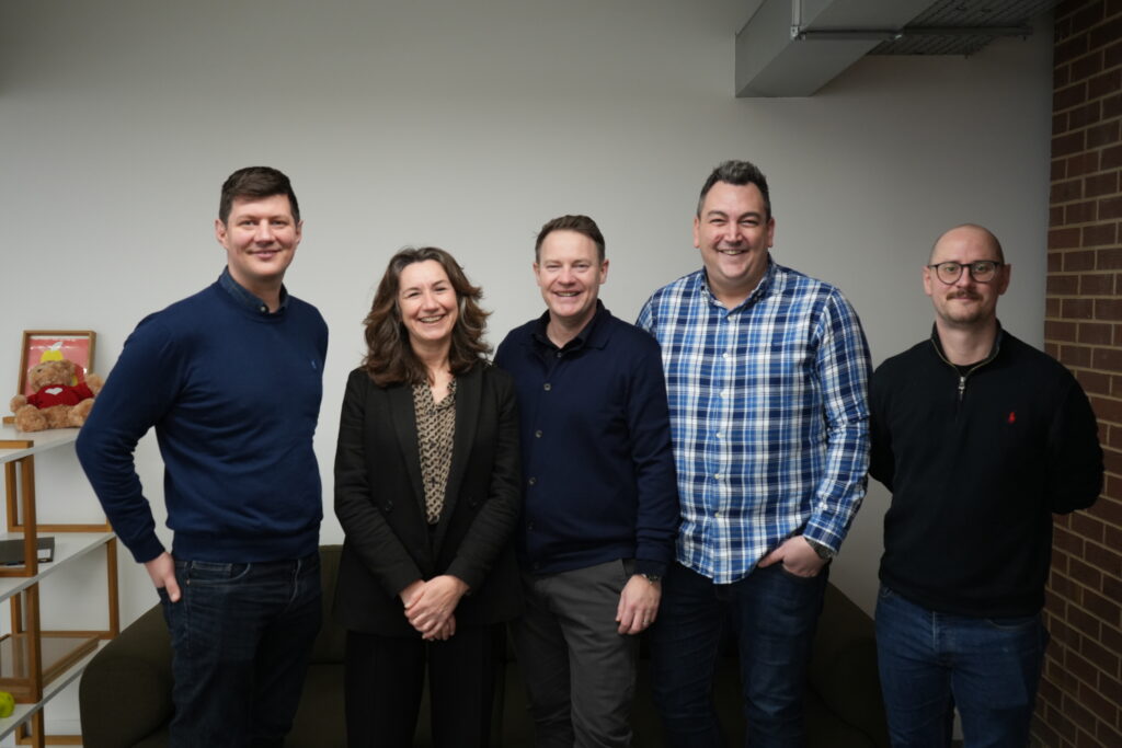 from left: Stuart Richmond, Karen Morris, Chris Kemp, Chris Wilson, Hugo Bennett