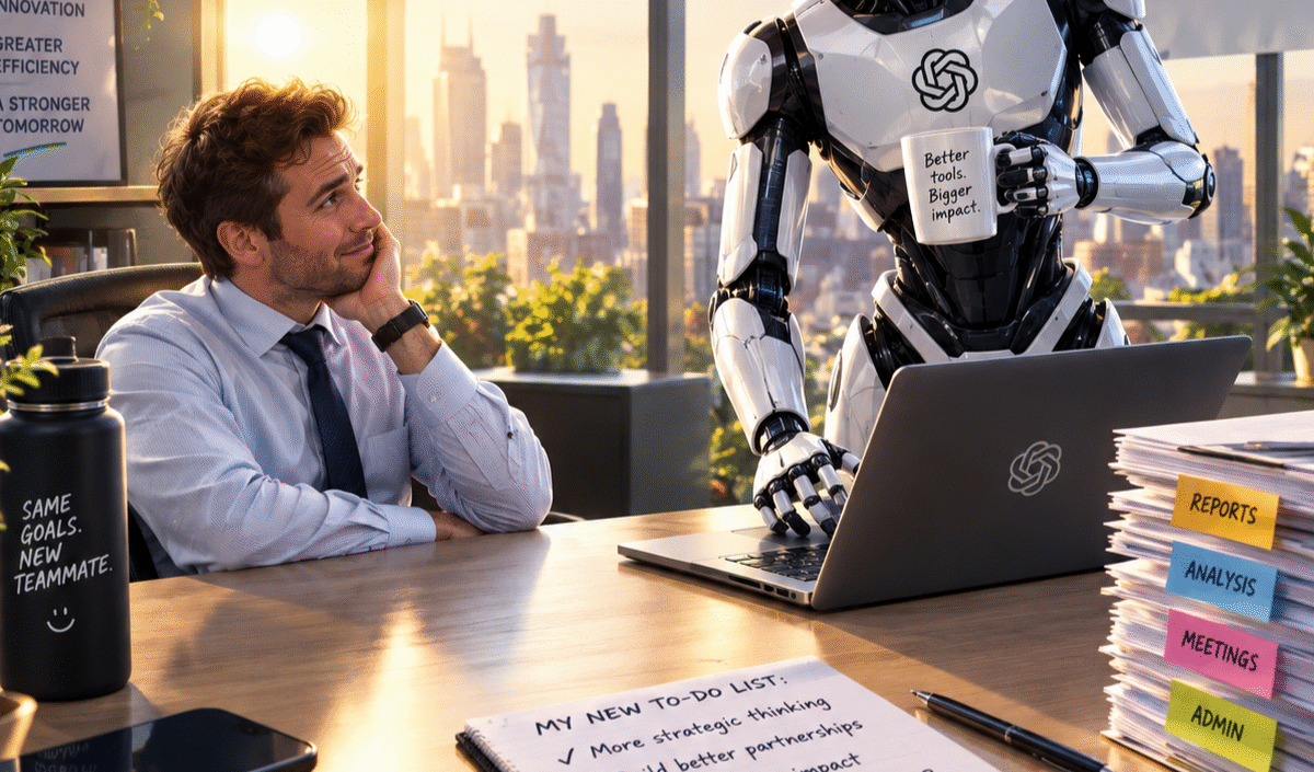 Maybe AI gives us more time to actually be human. Maybe AI will make the in-person meeting more important..